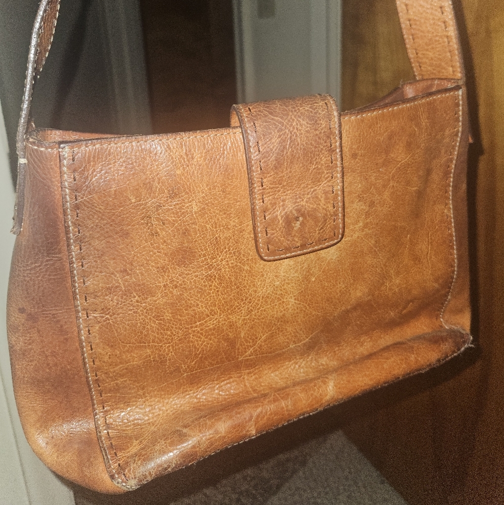 Fossil Brown Leather Interior Bag